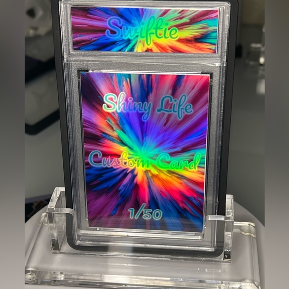 Taylor Swift kaboom custom fan collector card /50 - Picture 3 of 3